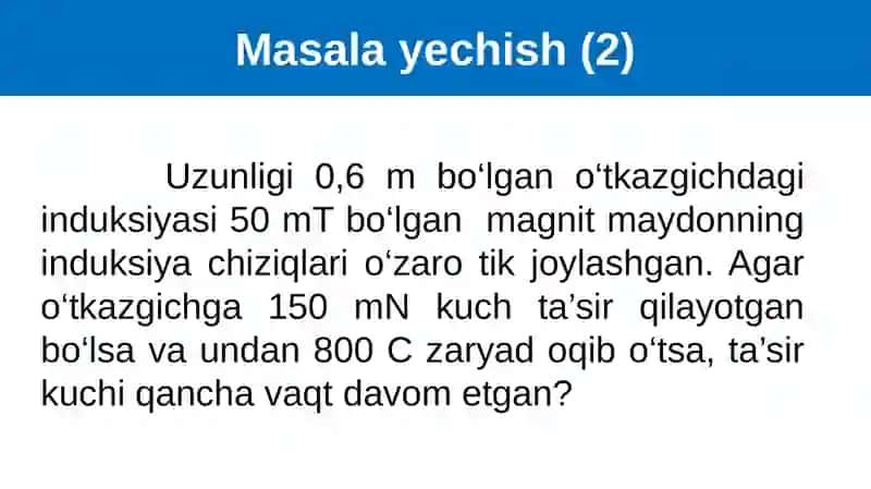 MASALALAR YECHISH 4