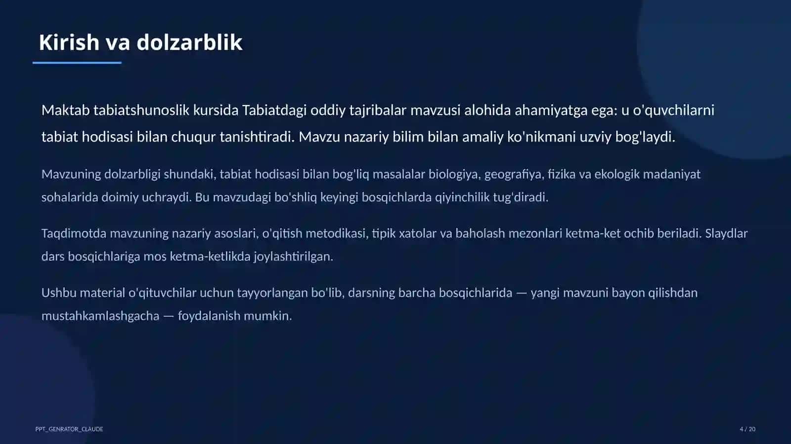 Tabiatdagi oddiy tajribalar (4-sinf) 4