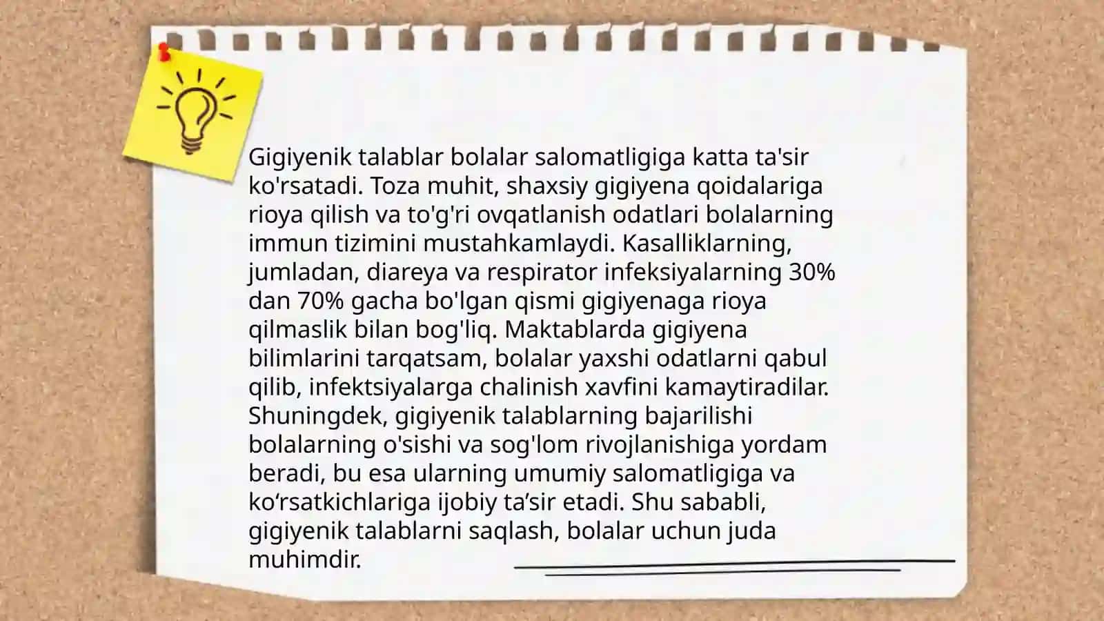 Tashkillashtirilgan bolalar jamoalarida gigiyenik talablarni òrganish 4