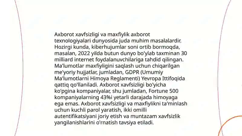 Rasmiy axborotning huquqiy asosi 4