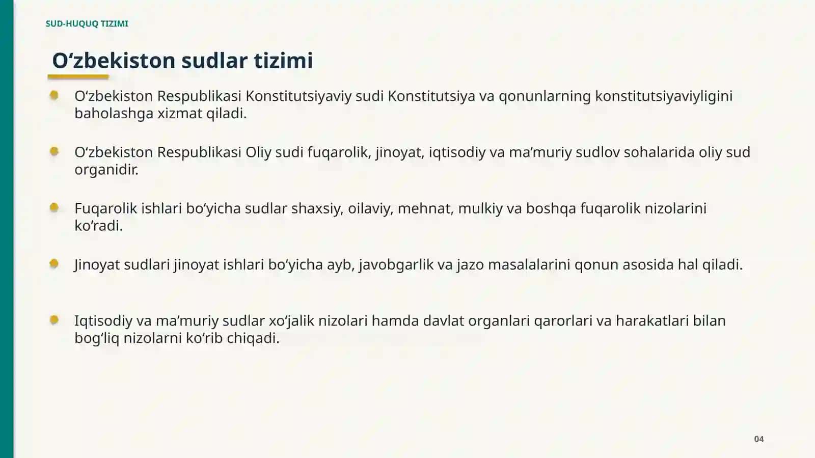 Sud-huquq tizimi 4
