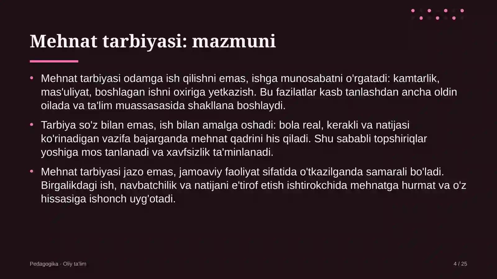 Tog' ekotizimlarida mehnat tarbiyasi 4