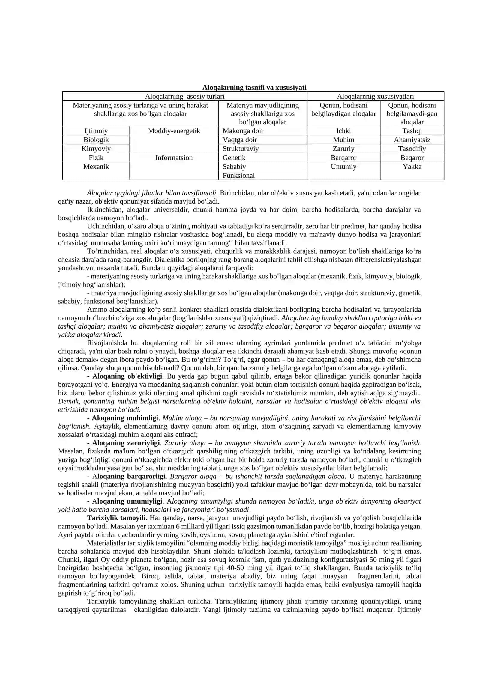 Rivojlanish falsafasi (Dialektika)  Dialektikaning tarixiy shakllari va xususiyatlari. 4