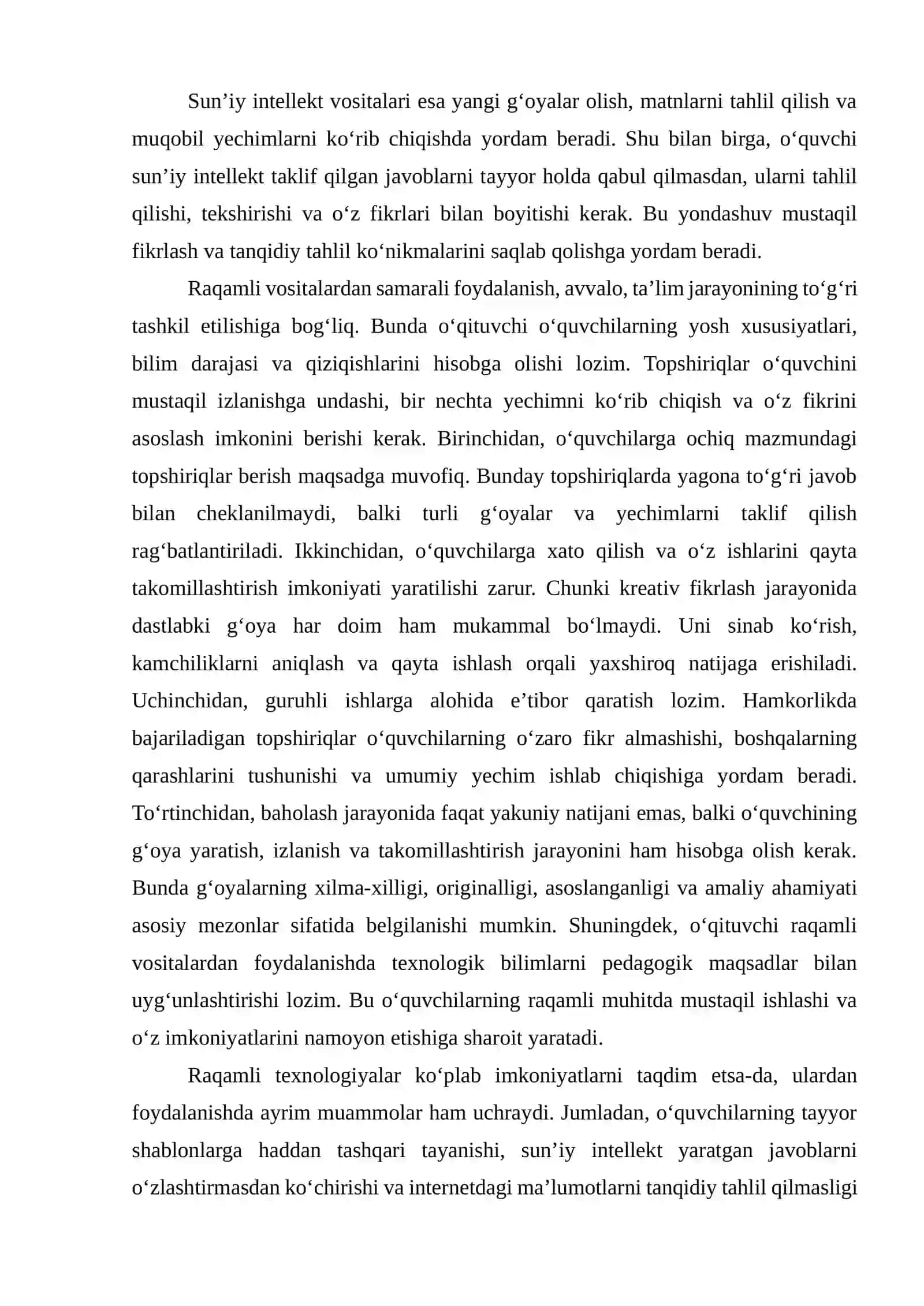 RAQAMLI VOSITALAR YORDAMIDA KREATIV FIKRLASHNI RIVOJLANTIRISH 4