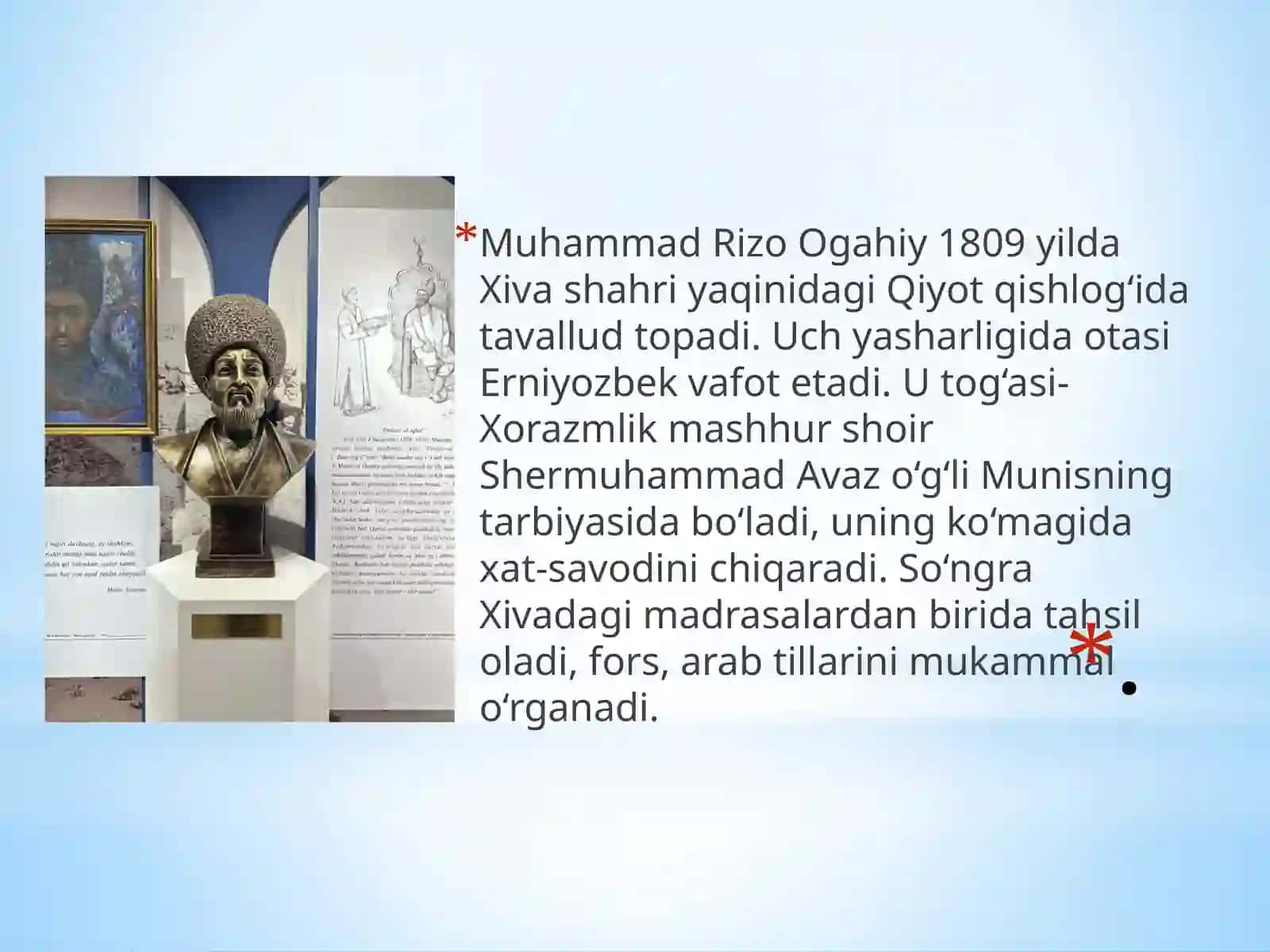 Muhammad Rizo Ogahiy 4