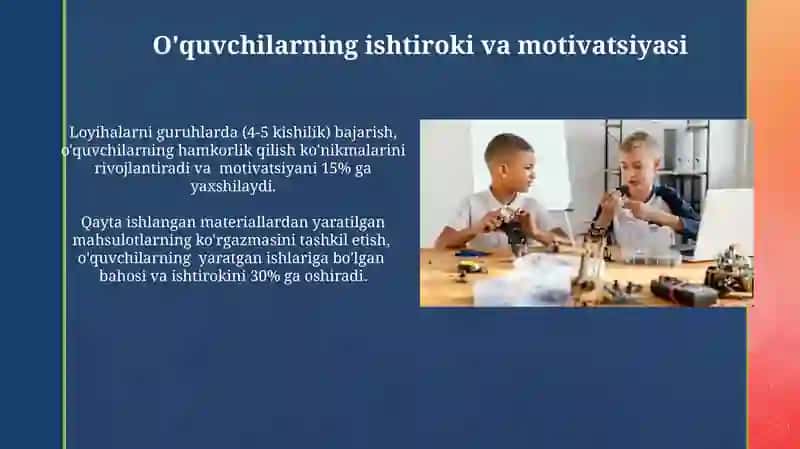 Texnologiya Darslarida Qayta Ishlash Loyihalari 4