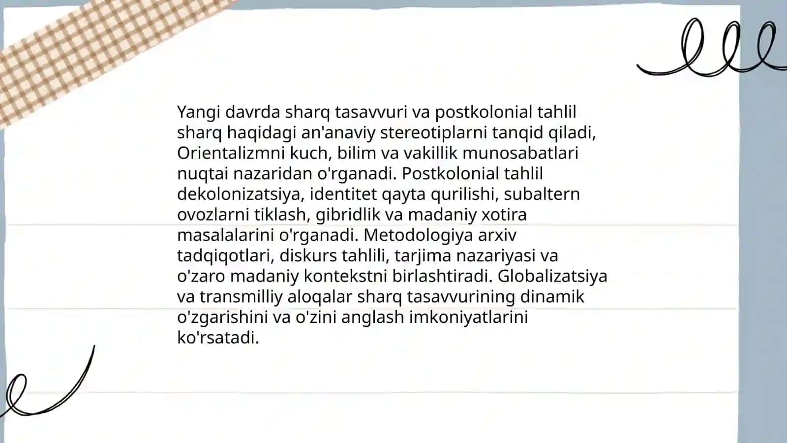 Yangi davrda sharq tasavvuri 4