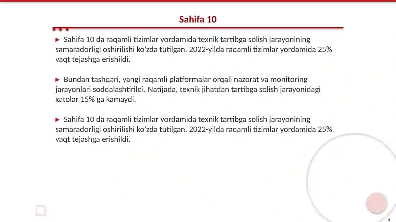 Texnik jihatdan tartibga solish tizimini takomillashtirish 4