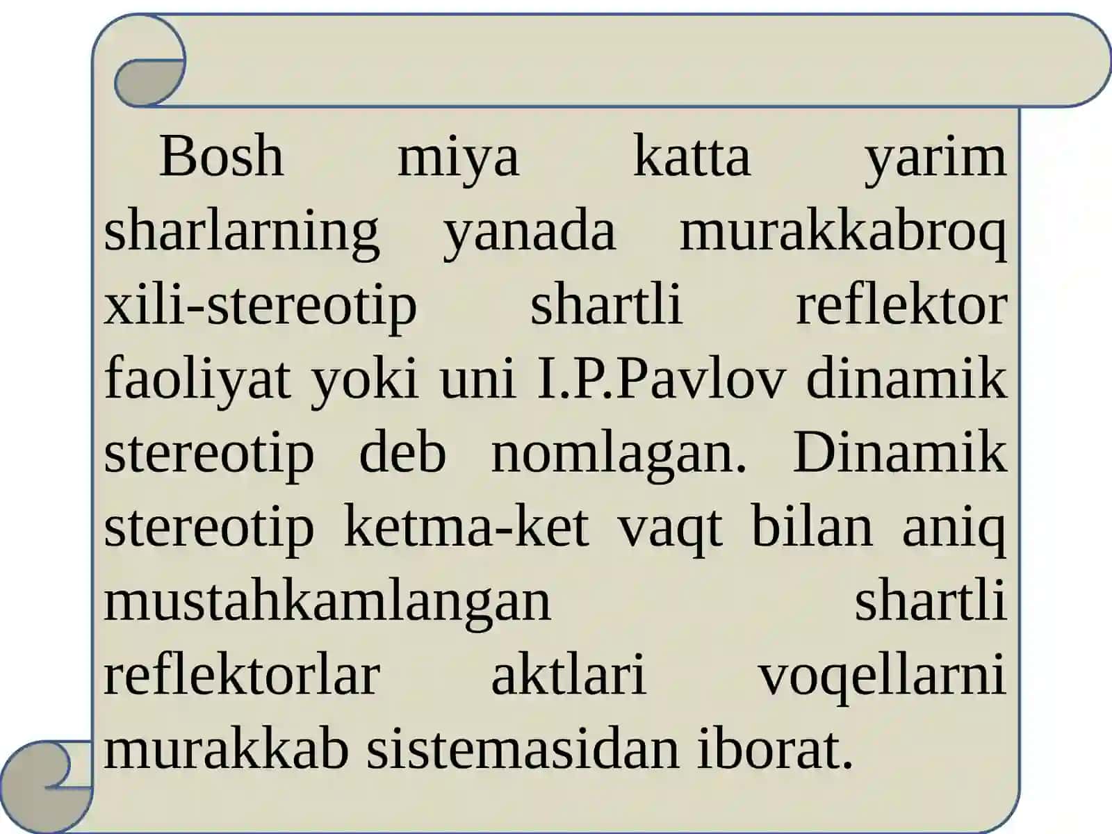 Dinamik stereotip 4