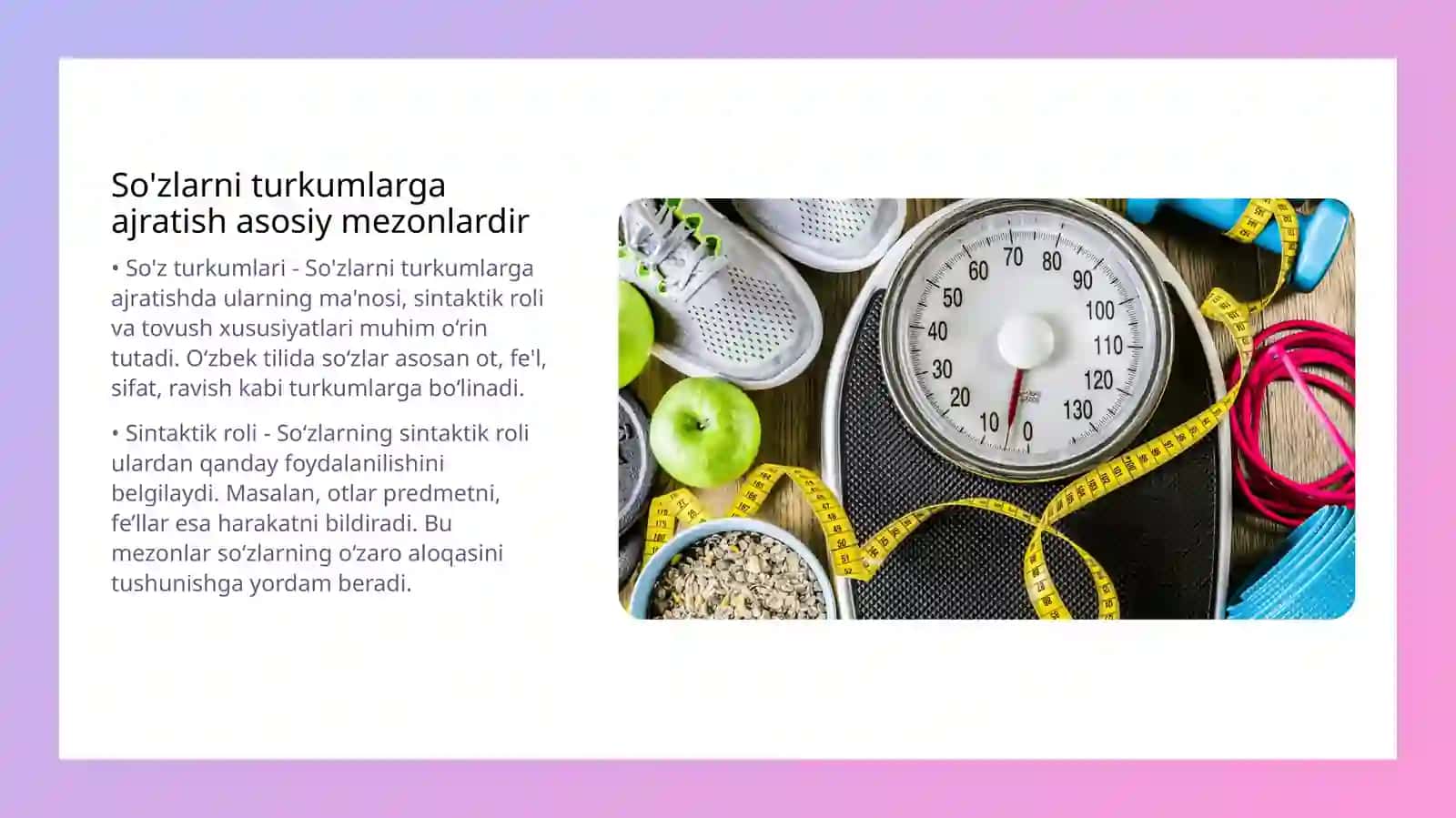 Turkiy tillarda soʻzlarni turkumlarga ajratish mezonlari 4