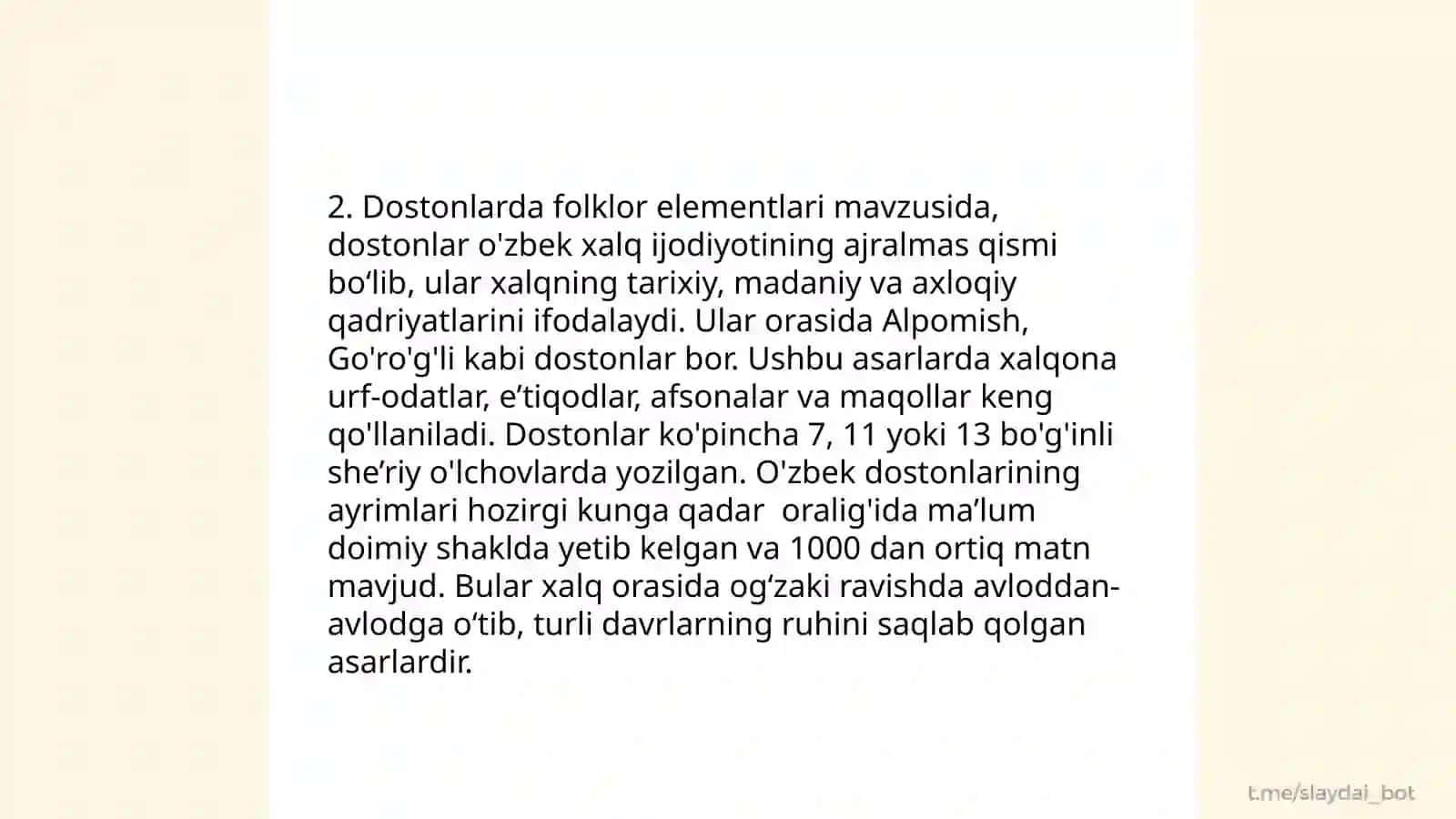 Xalq dostonlarini oʻrganish tajribalari va yangi nazariy qarashlar 4