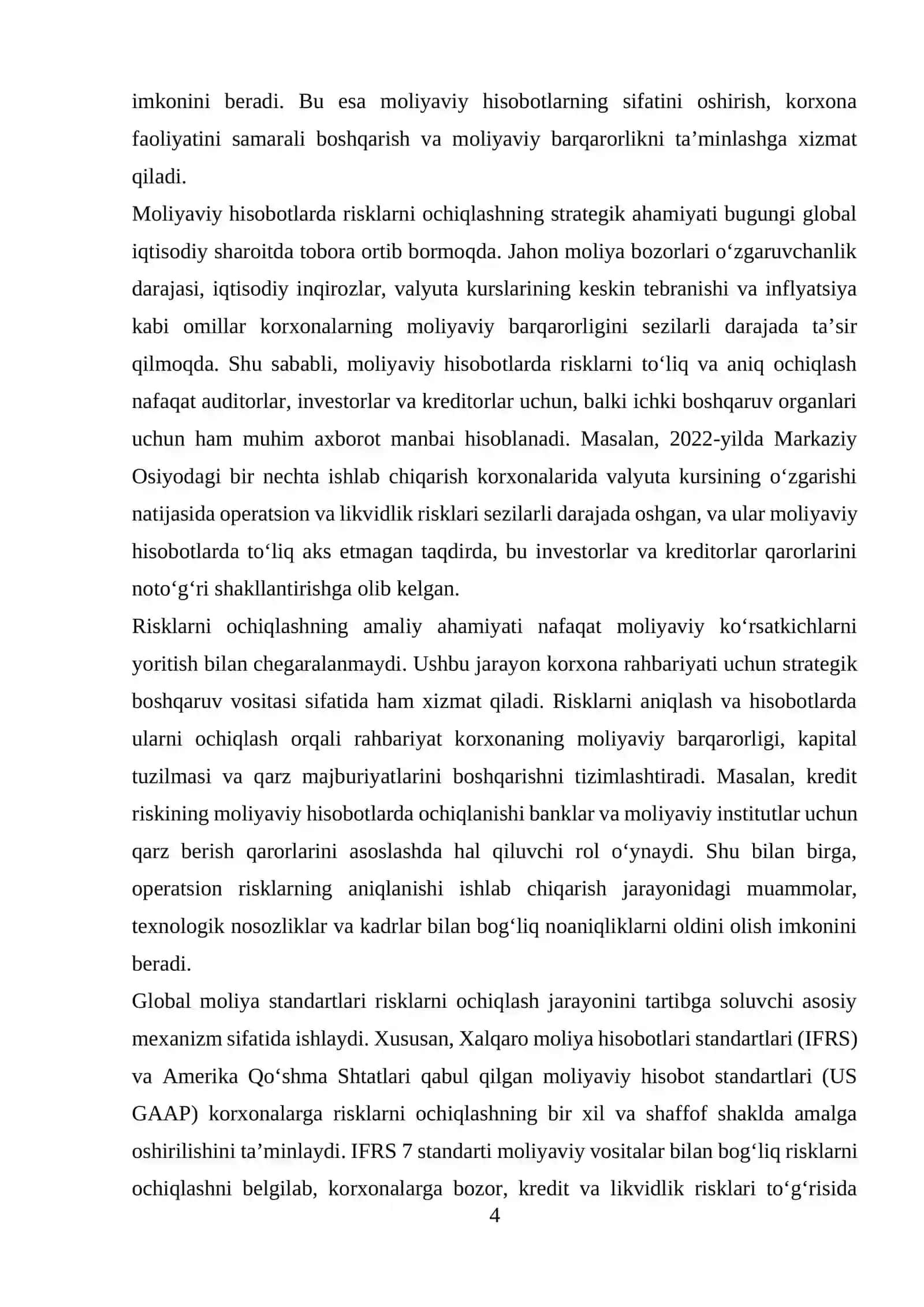 MOLIYAVIY HISOBOTLARDA RISKLARNI OCHIQLASH AMALIYOTLARI 4