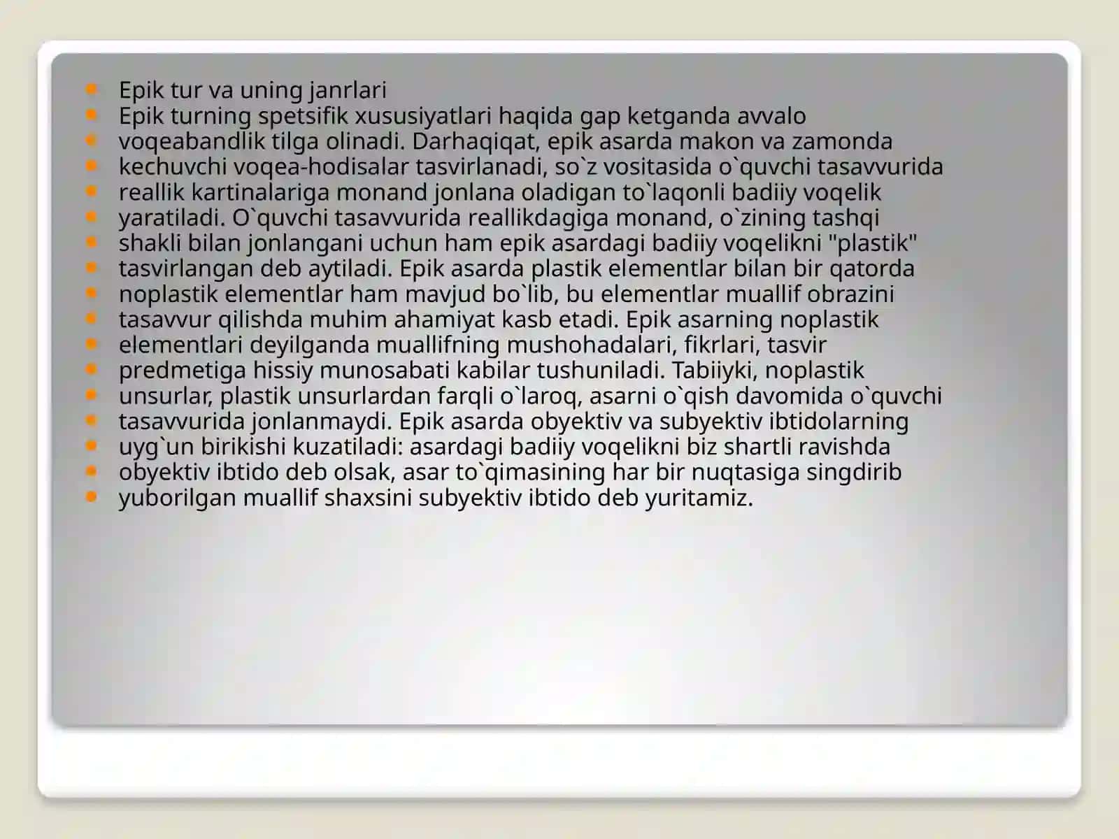 Adabiytur va janrlar 4