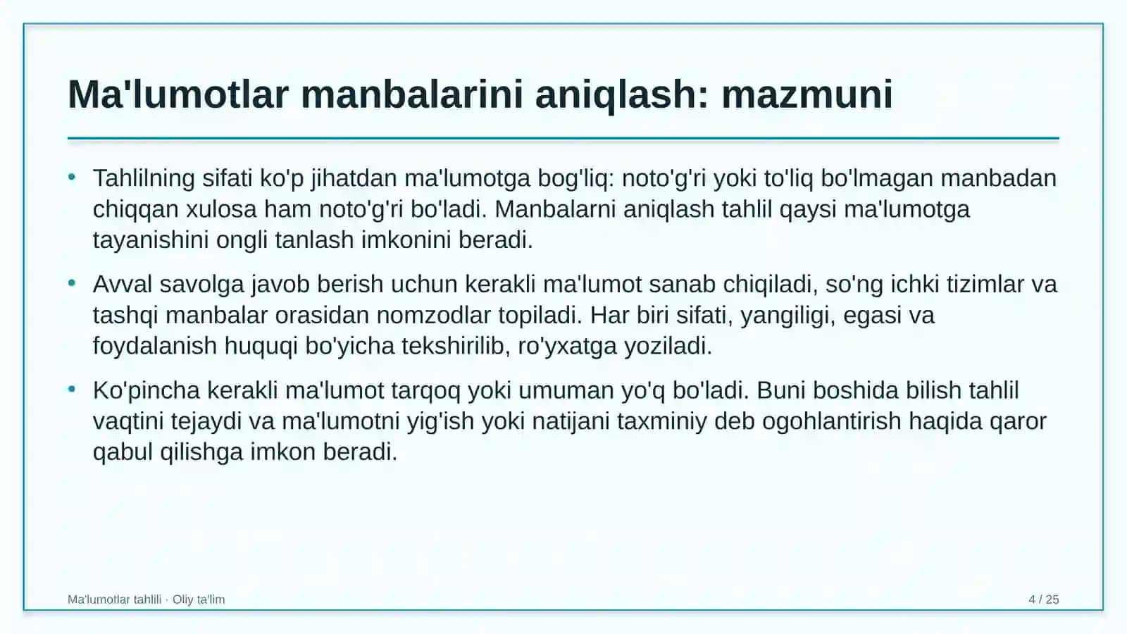 quvur transportida ma'lumotlar manbalarini aniqlash 4418 4