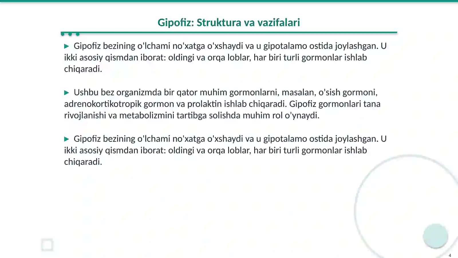 Gipotalamo-gipofizar tizim 4