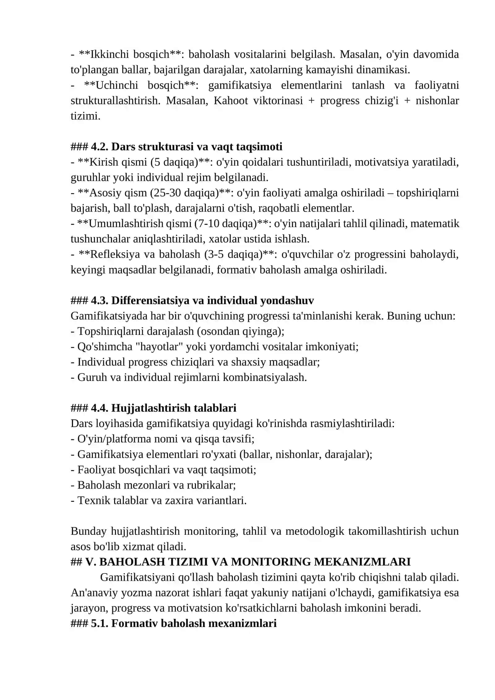 MATEMATIKA DARSLARIDA GAMIFIKATSIYA VA O'YIN TEXNOLOGIYALARIDAN FOYDALANISH 4