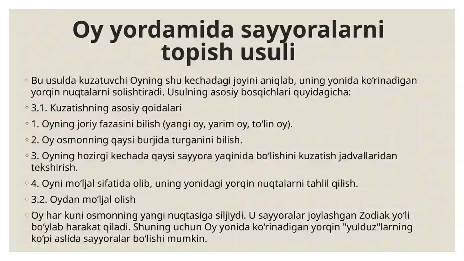 OY YORDAMIDA SAYYORALARNI TOPISH VA ULARNING HARAKATINI KUZATISH 4