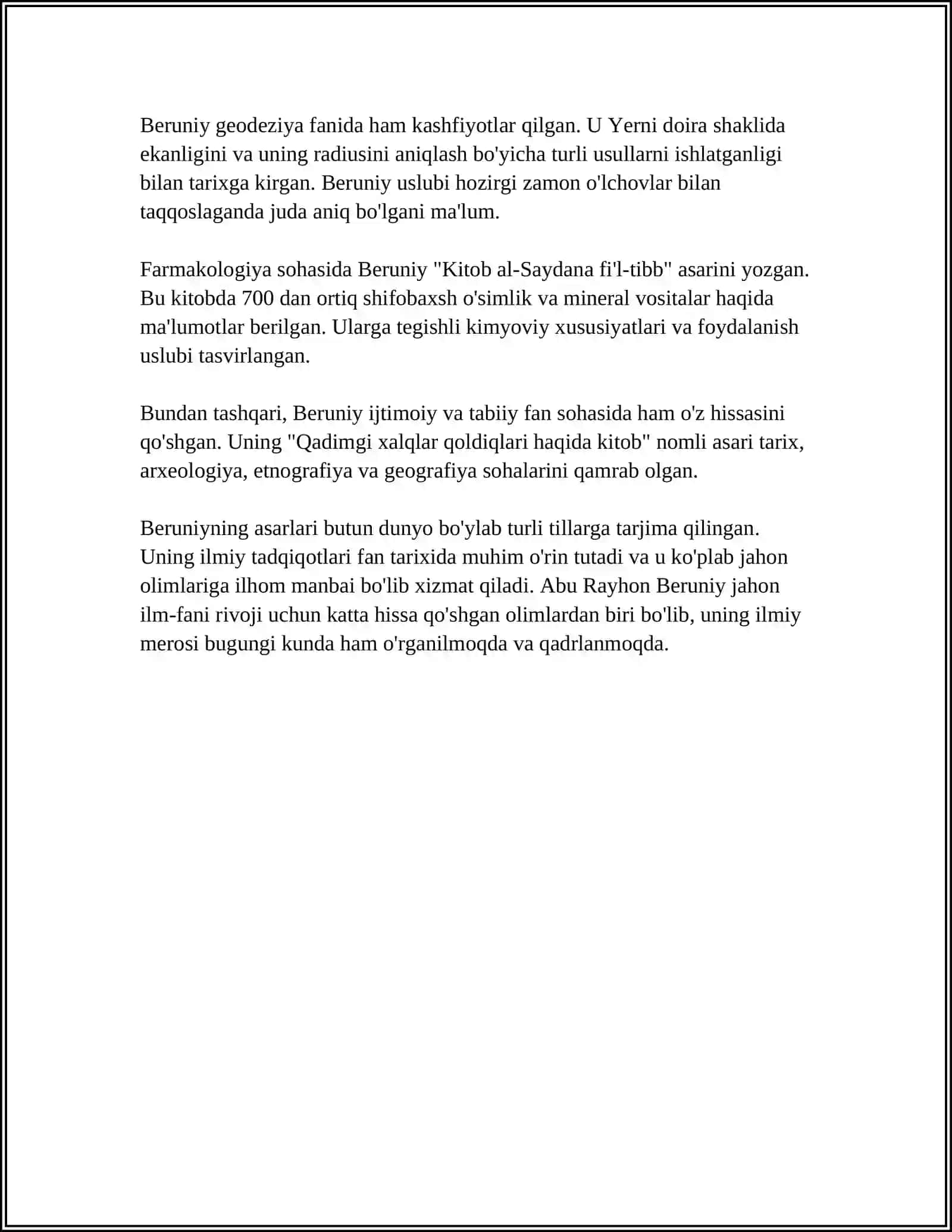 MARKAZIY OSIYO ALLOMALARINING ISLOM ILMLARIGA QO' SHGAN HISSASI VA ULARNING AHAMIYATI 4