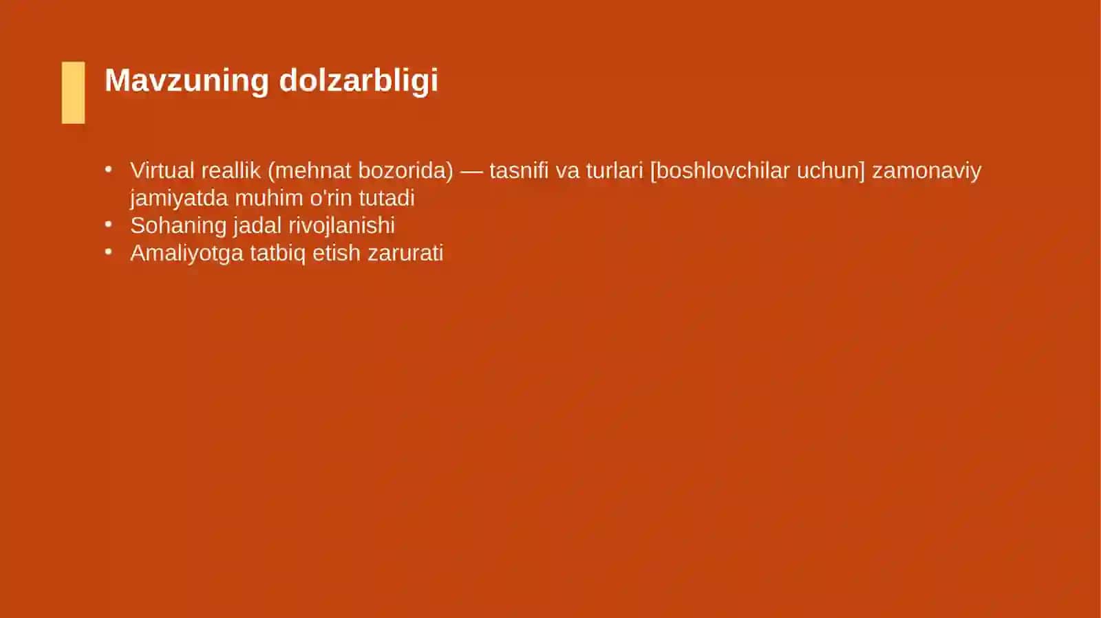 Virtual reallik (mehnat bozorida) — tasnifi va turlari [boshlovchilar uchun] 4