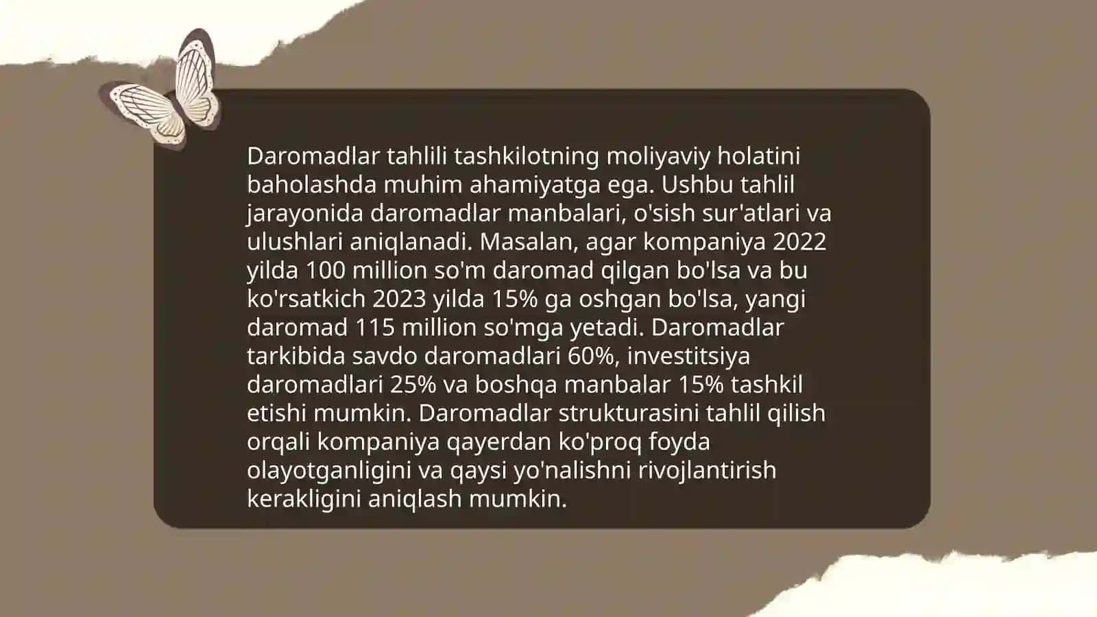 Kirim va chiqimlar hisobi 4