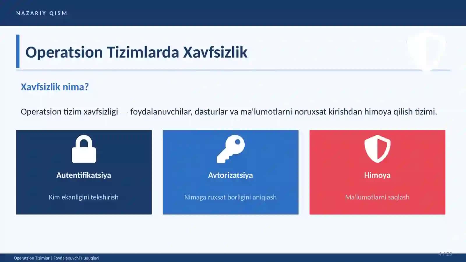 OPERATSION TIZIMLAR 4