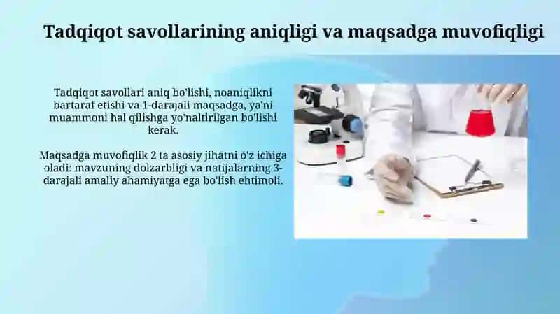 Ilmiy tadqiqot ishining samaradorlik mezonlari 4