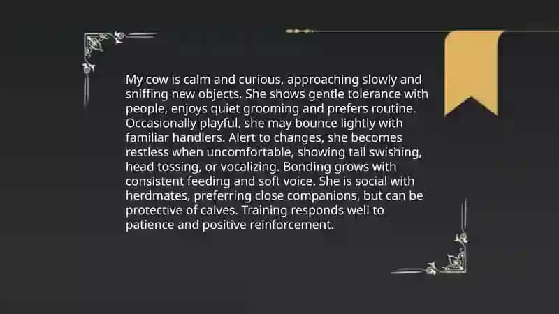 My cow 4