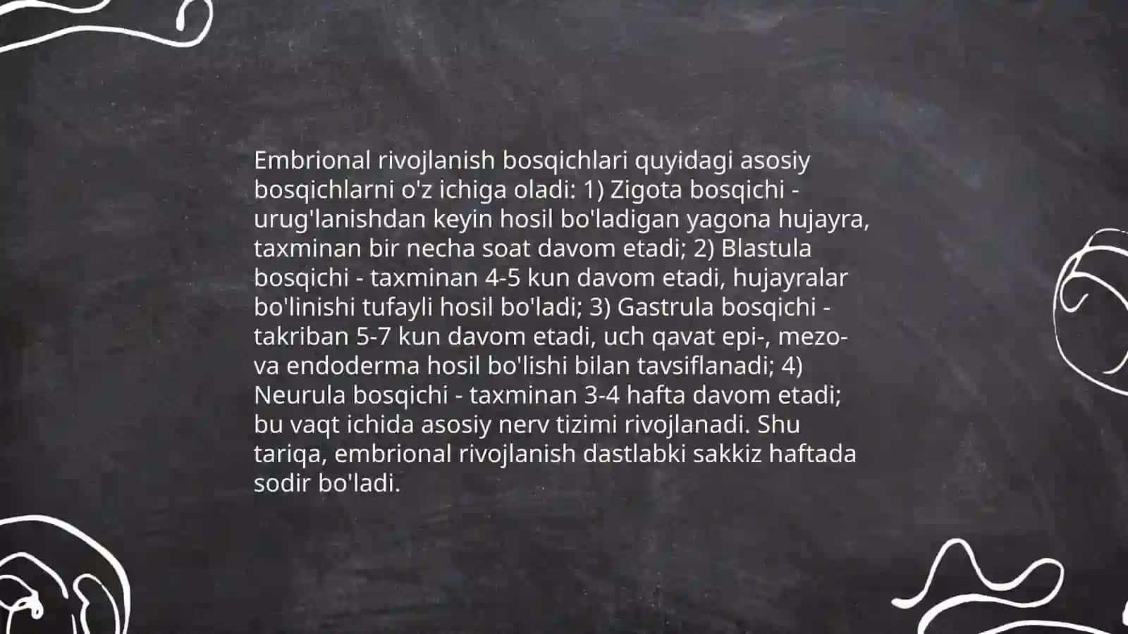 Rivojlanish biologiyasi 4
