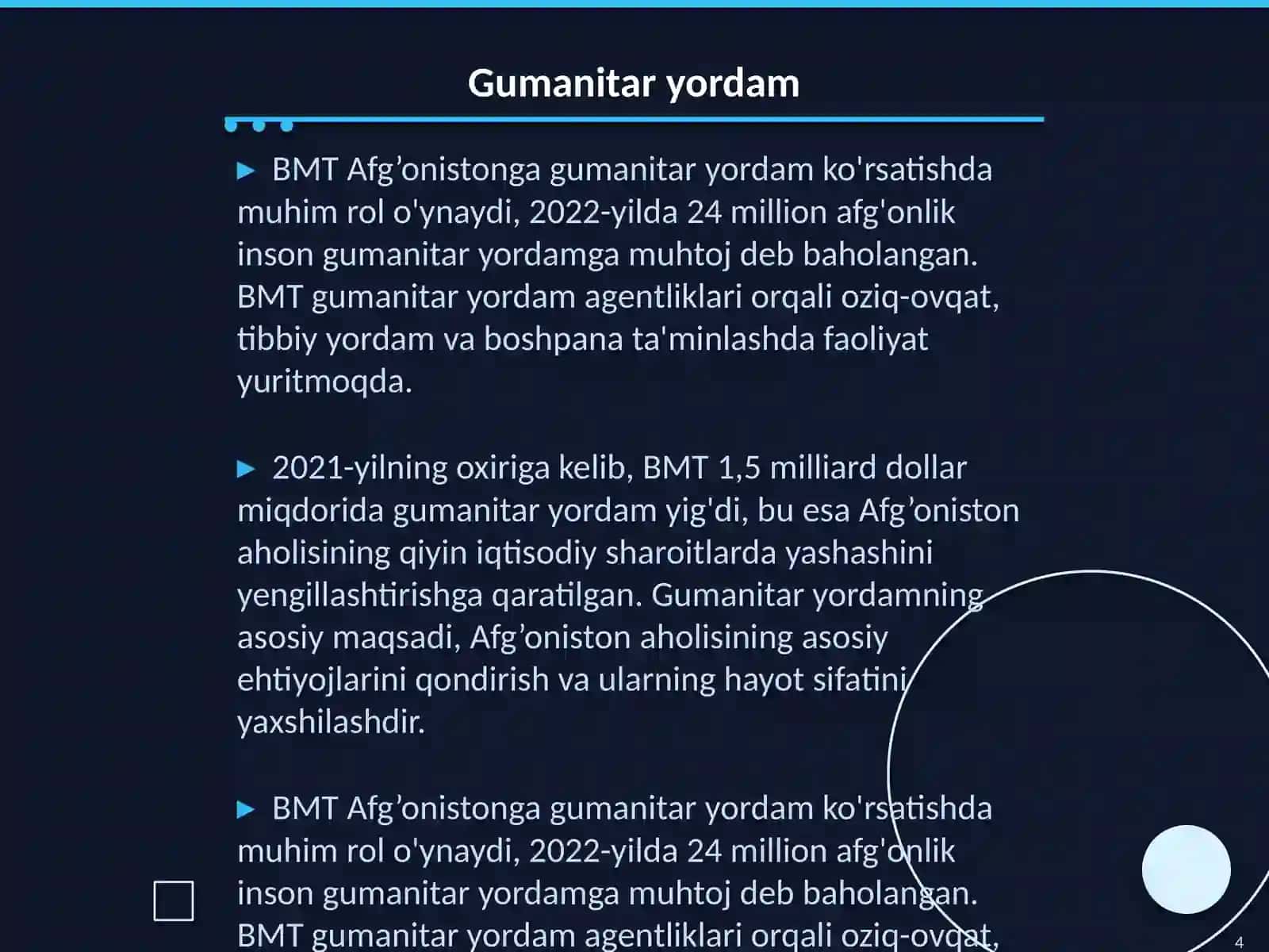 Tinchlik missiyasi (UNAMA) 4