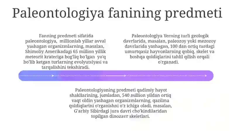 Paleontologiya fanining rivojlanish shakllari 4
