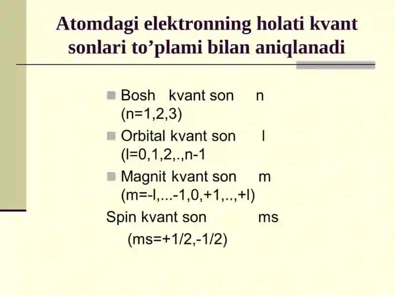 Kvant sonlar 4