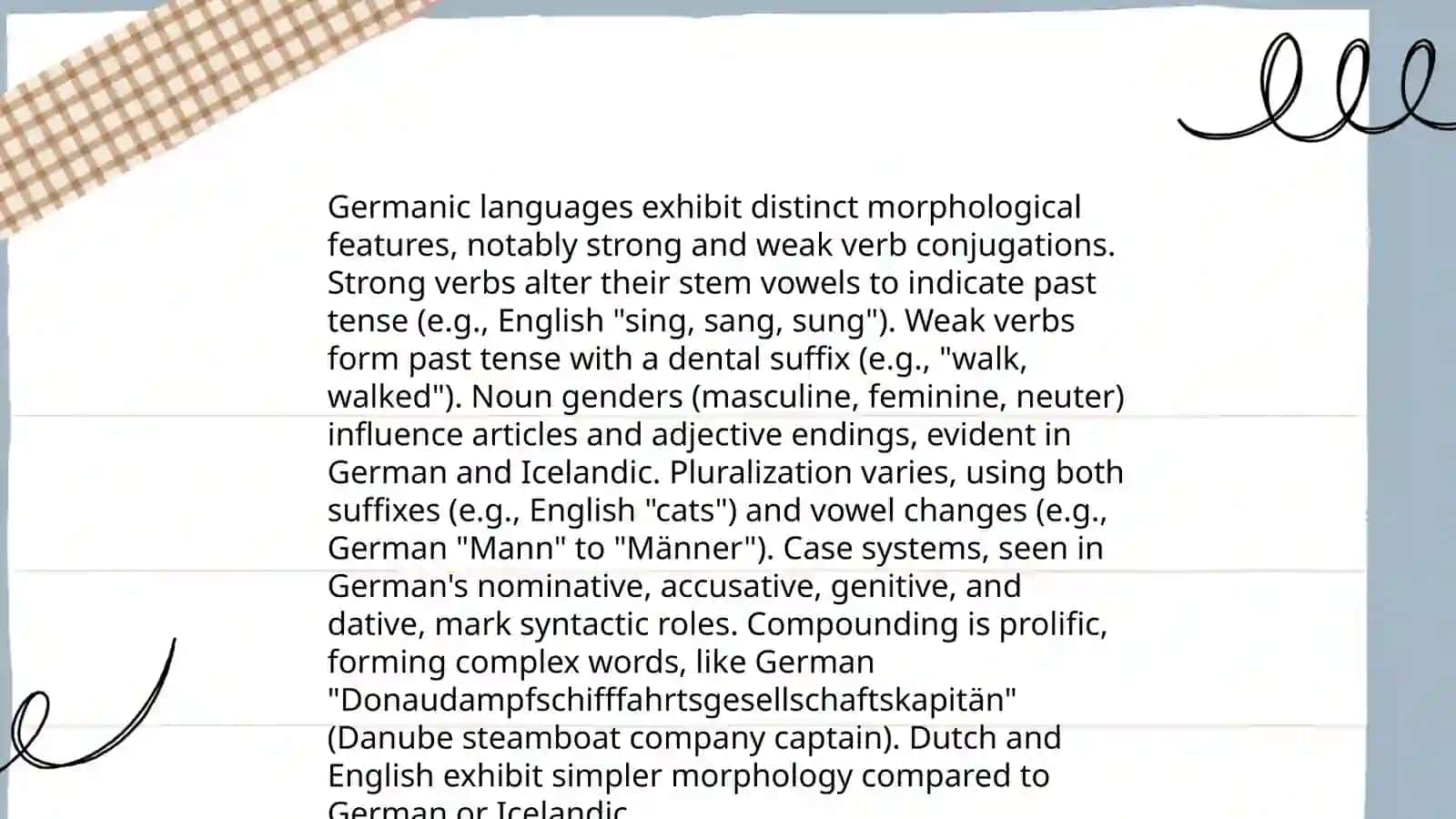Linguistic Features of Germanic Language 4