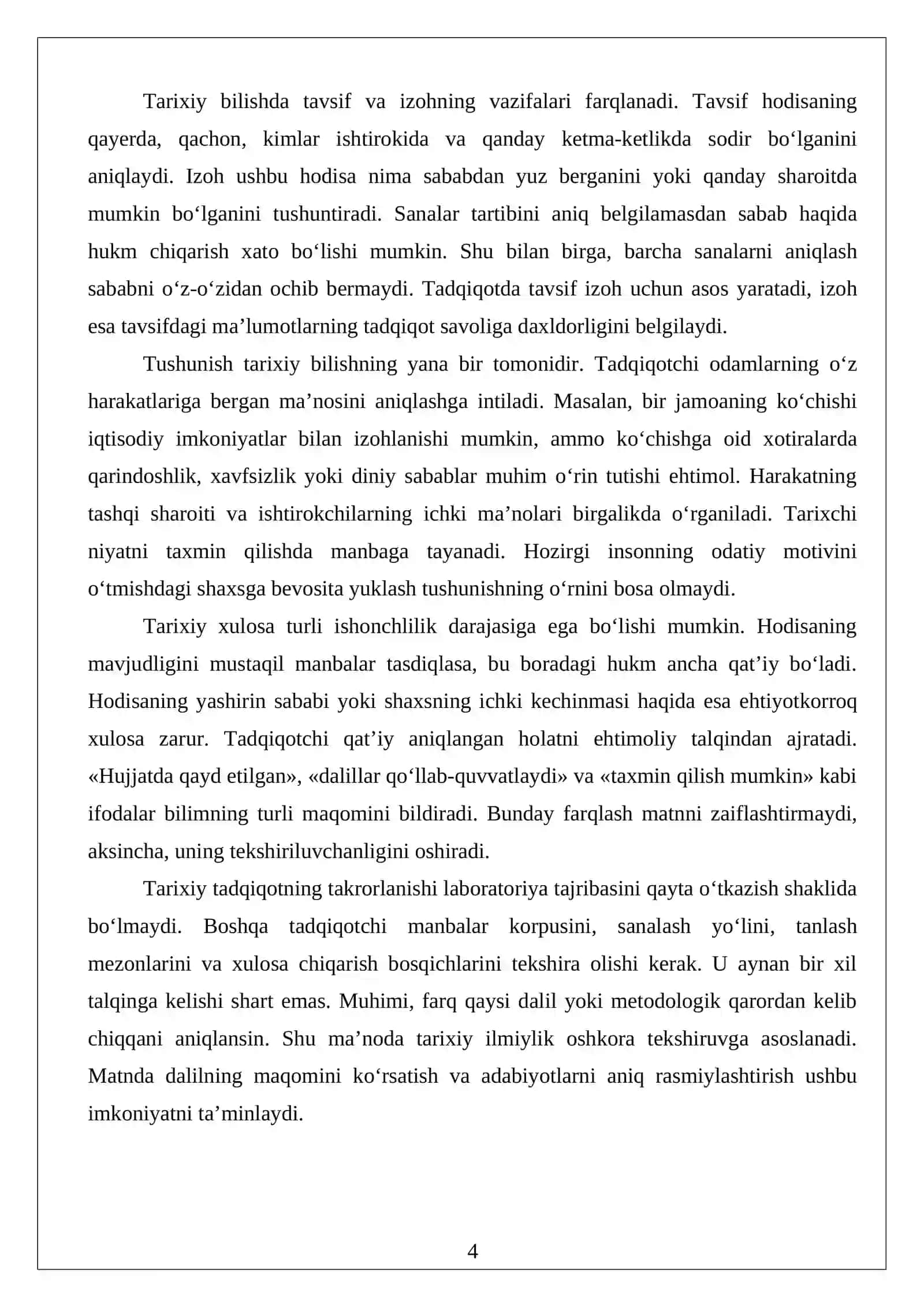 Tarixiy tadqiqot mantig‘i 4