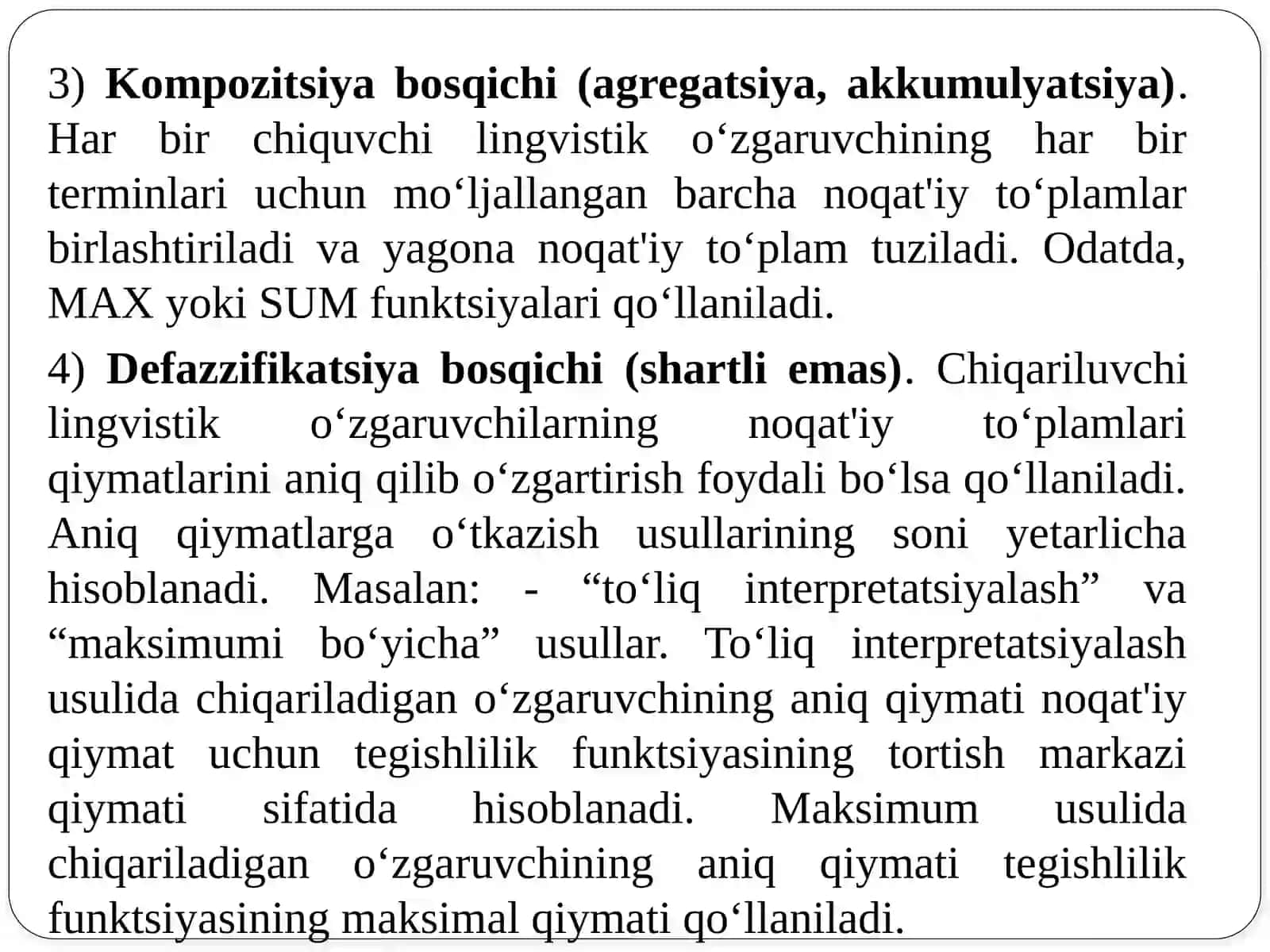 Noqat’iy tizim arxitekturasi 4