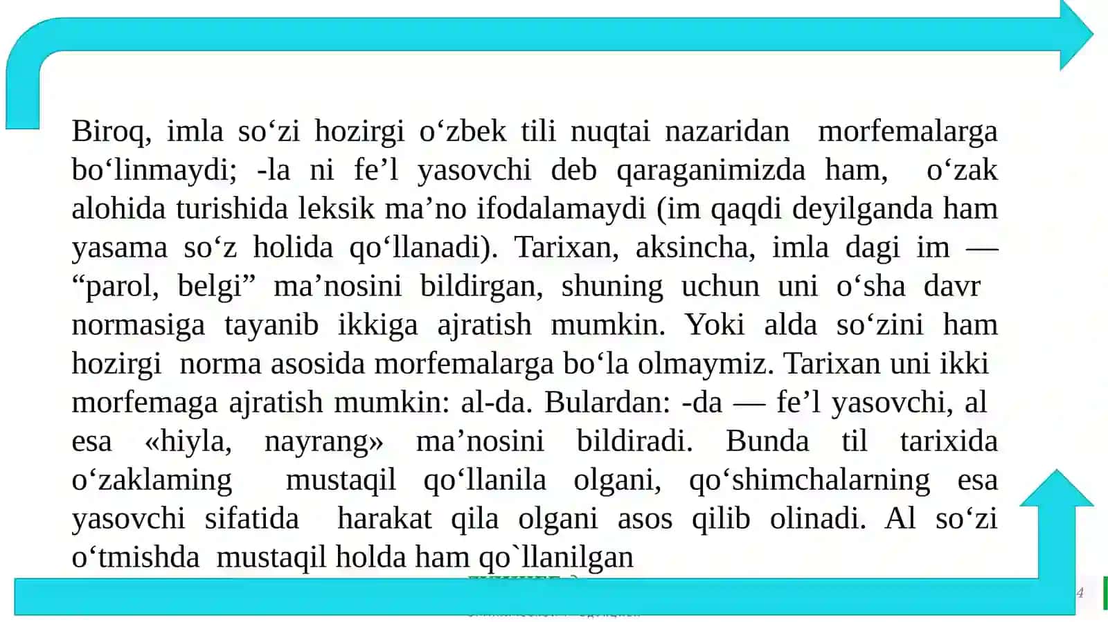 MORFOLOGIYA. SO`Z YASALISHI 4