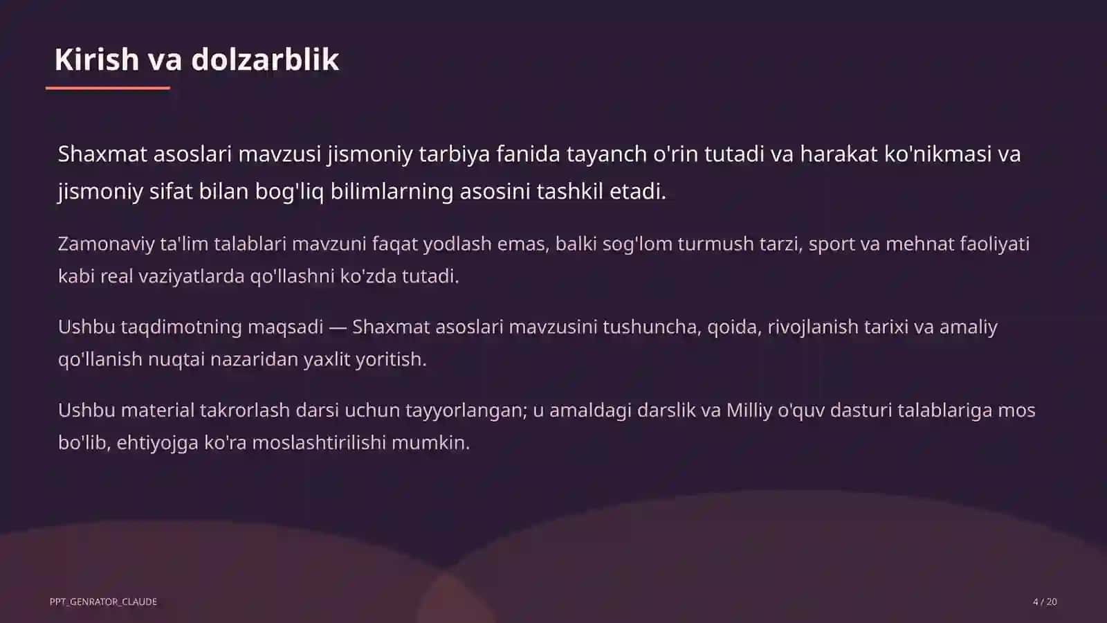 Shaxmat asoslari (4-sinf) 4