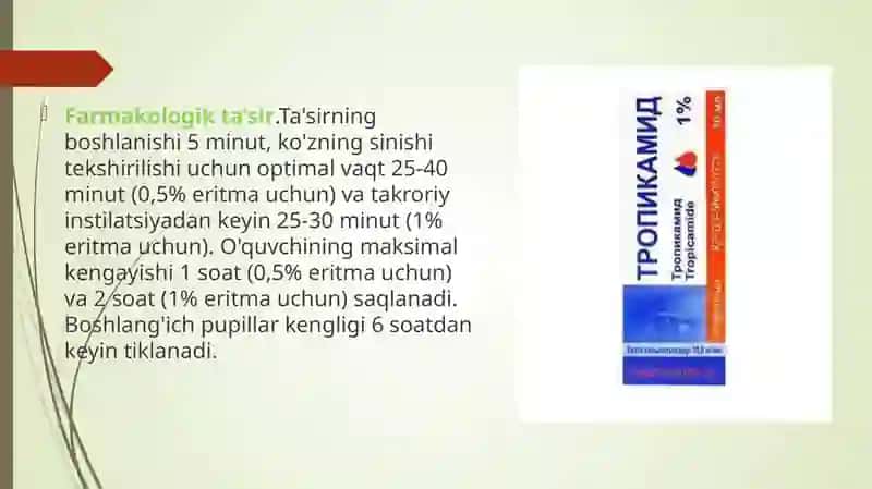 Tropikamid 4