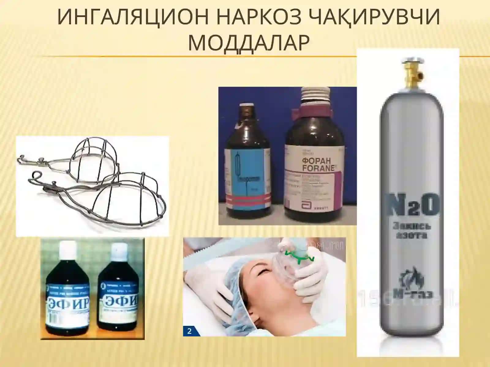 Фармакология ва клиник фармакология кафедраси Фан номи: Фармакология НАРКОЗ ЧАҚИРУВЧИ ВОСИТАЛАР 4
