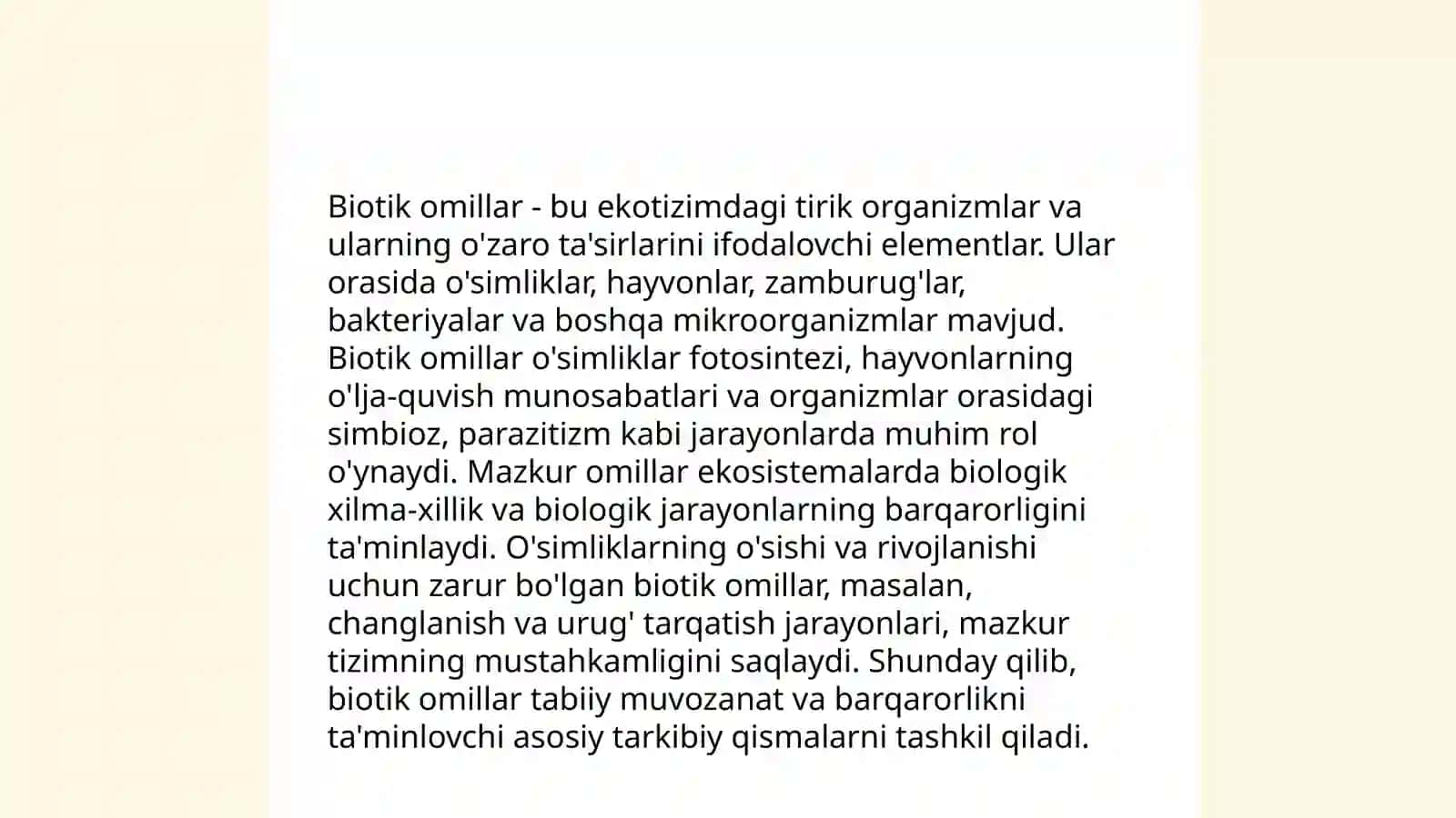 Ekologik omillar 4