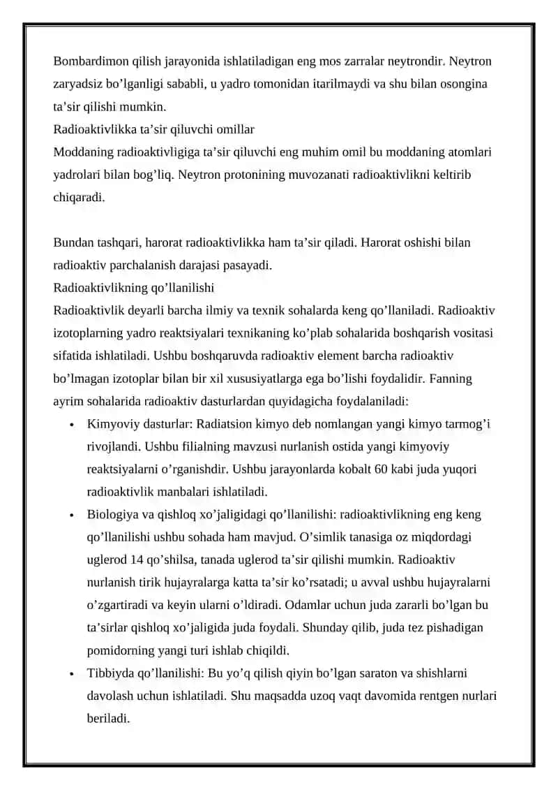 RADIOAKTIVLIKNING OCHILISHI TARIXI 4
