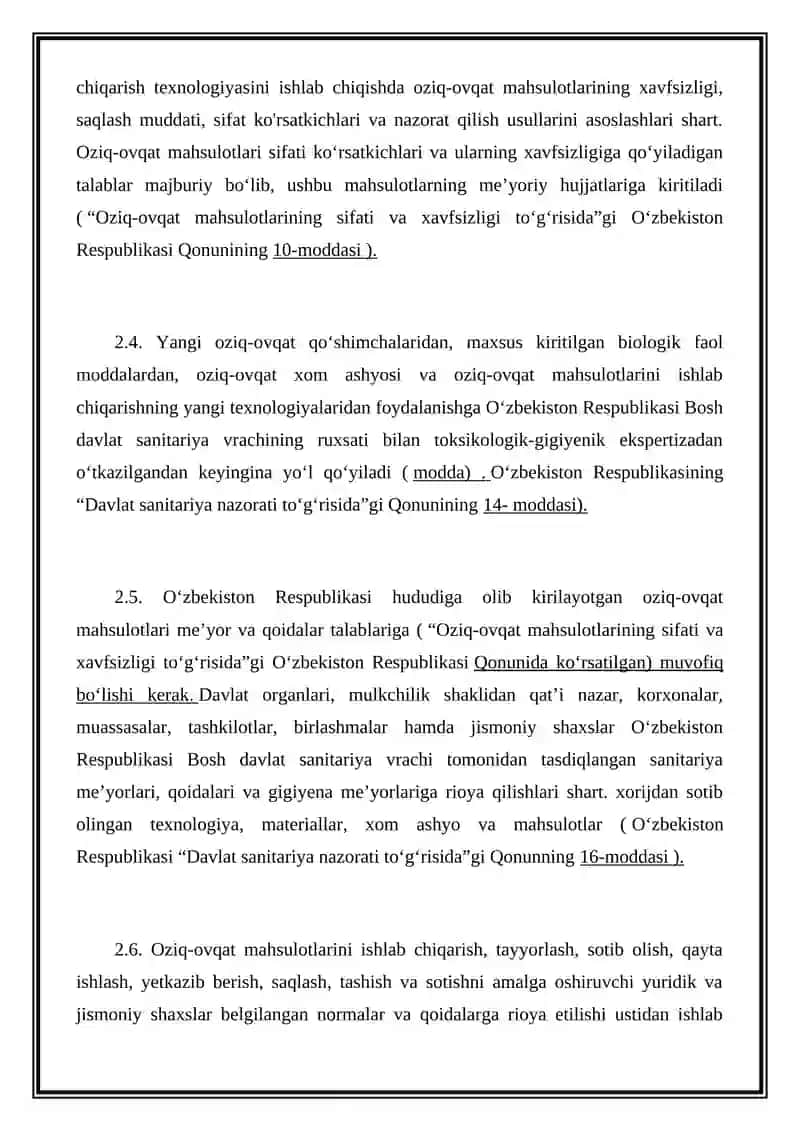 Dehqon bozorlariga qo‘yilgan gigiyenik talablar 4