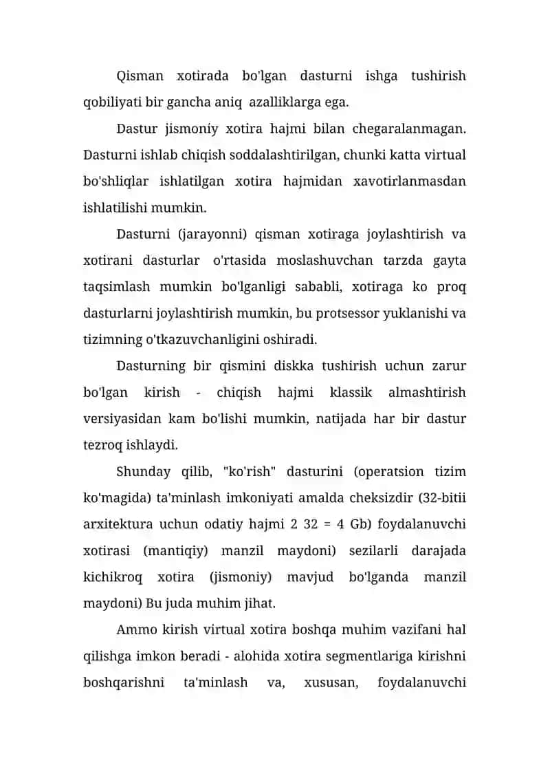 MUHAMMAD AL-XORAZMIY NOMIDAGI TOSHKENT AXBOROT TEXNOLOGIYALAR UNIVERSITETI “OPERATSION TIZIMLAR” FANIDAN 2-MUSTAQIL ISHI 4