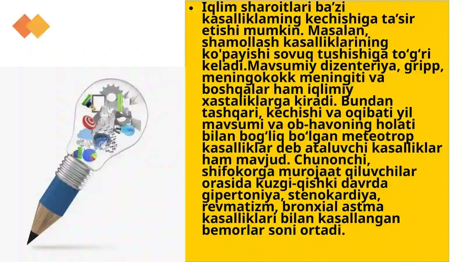 MIKROIQLIMNING ORGANIZMGA TAʼSIRINIOʻRGANISH (Havo gigiyenasi) 4