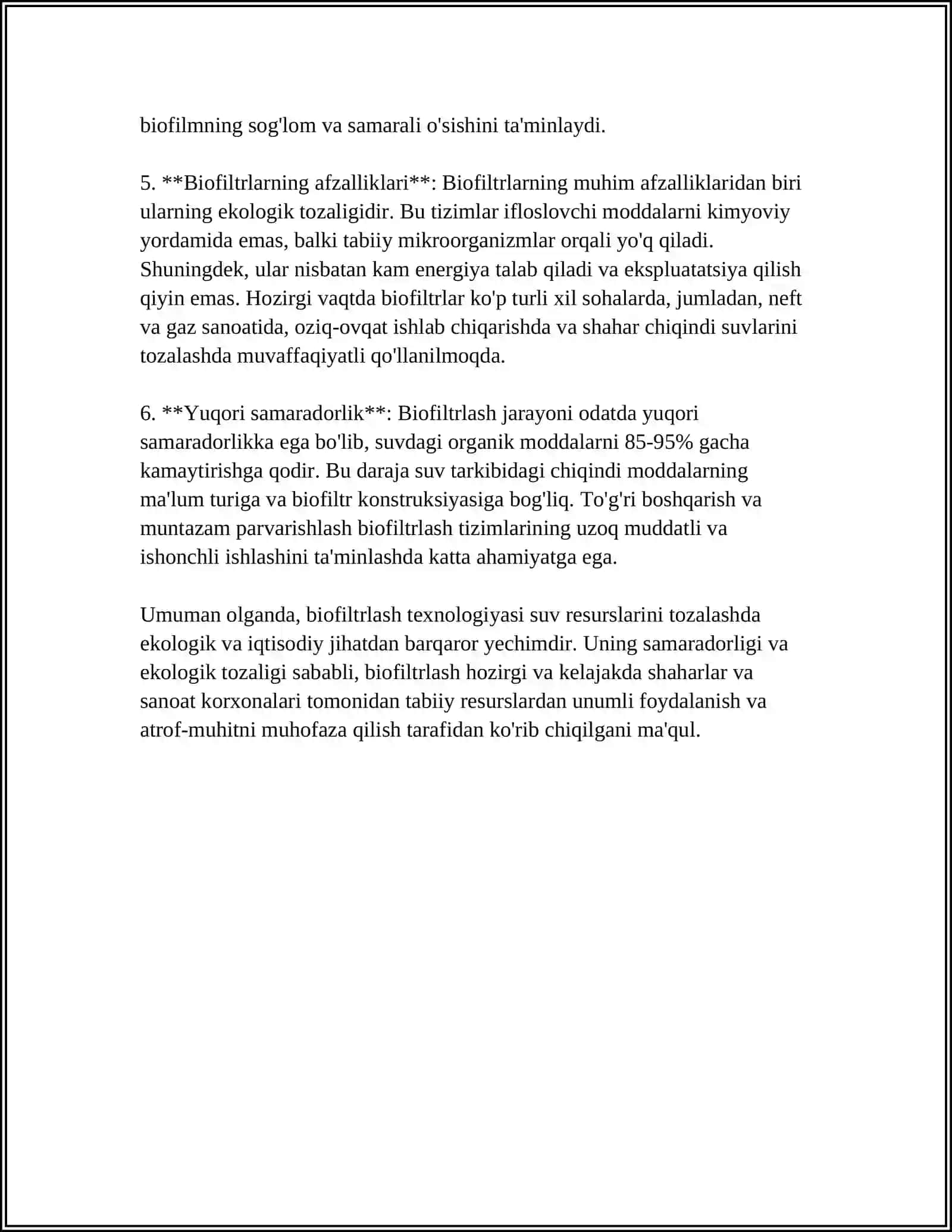 BIOLOGIK TOZALASH MOSLAMALARINING ASOSIY KONSTRUKSIYALARI 4