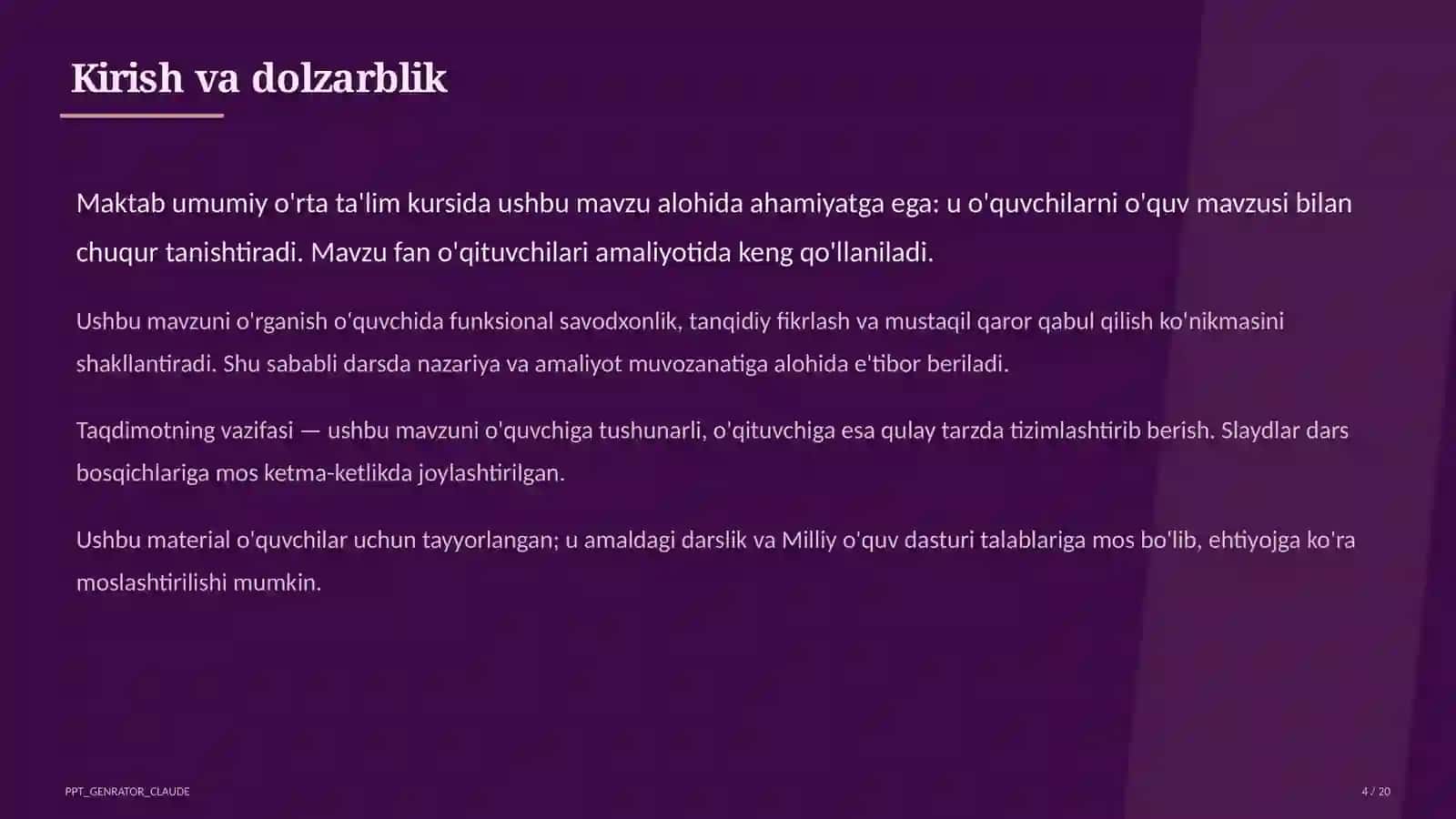 Xorijiy til darslarida kommunikativ metodika: soatlar ko'payishidan samarali foydalanish 4