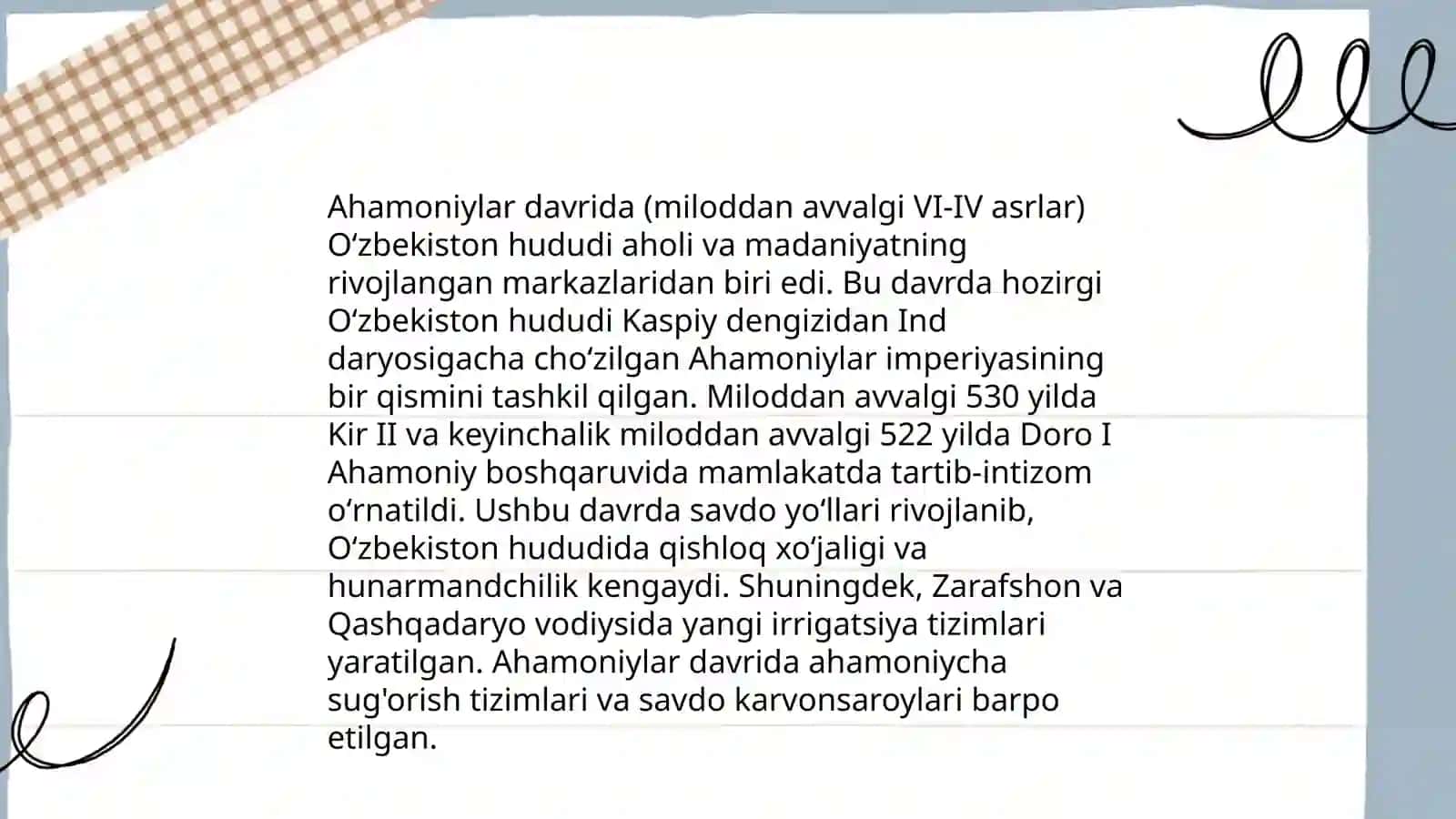 Oʻzbekiston tarixi 4