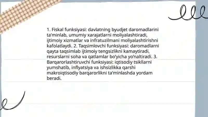 Soliqlarning iqtsodiy mohiyati 4