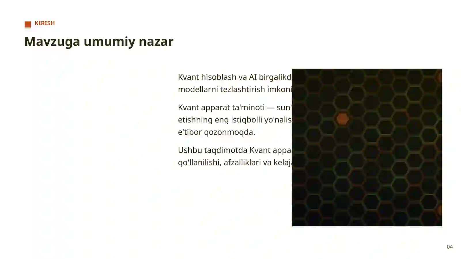 KVANT HISOBLASH VA AI 4
