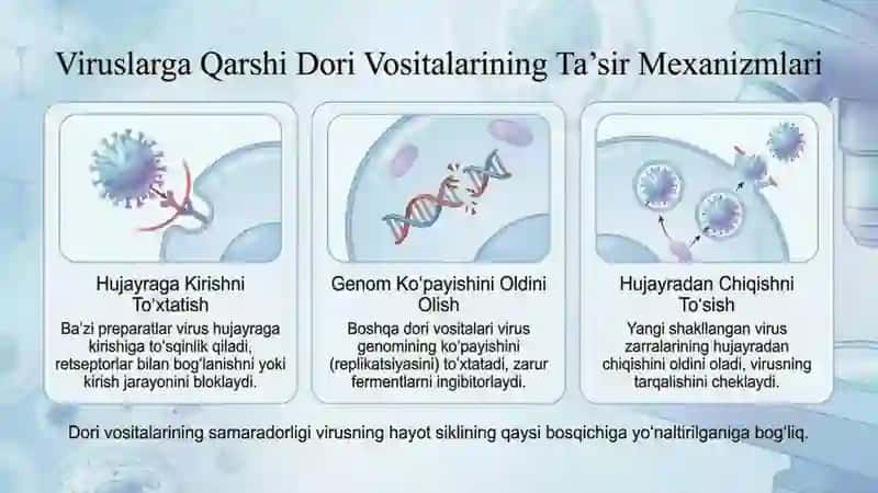 Viruslarga qarshi dori vositalarining klinik farmakologiyasi 4