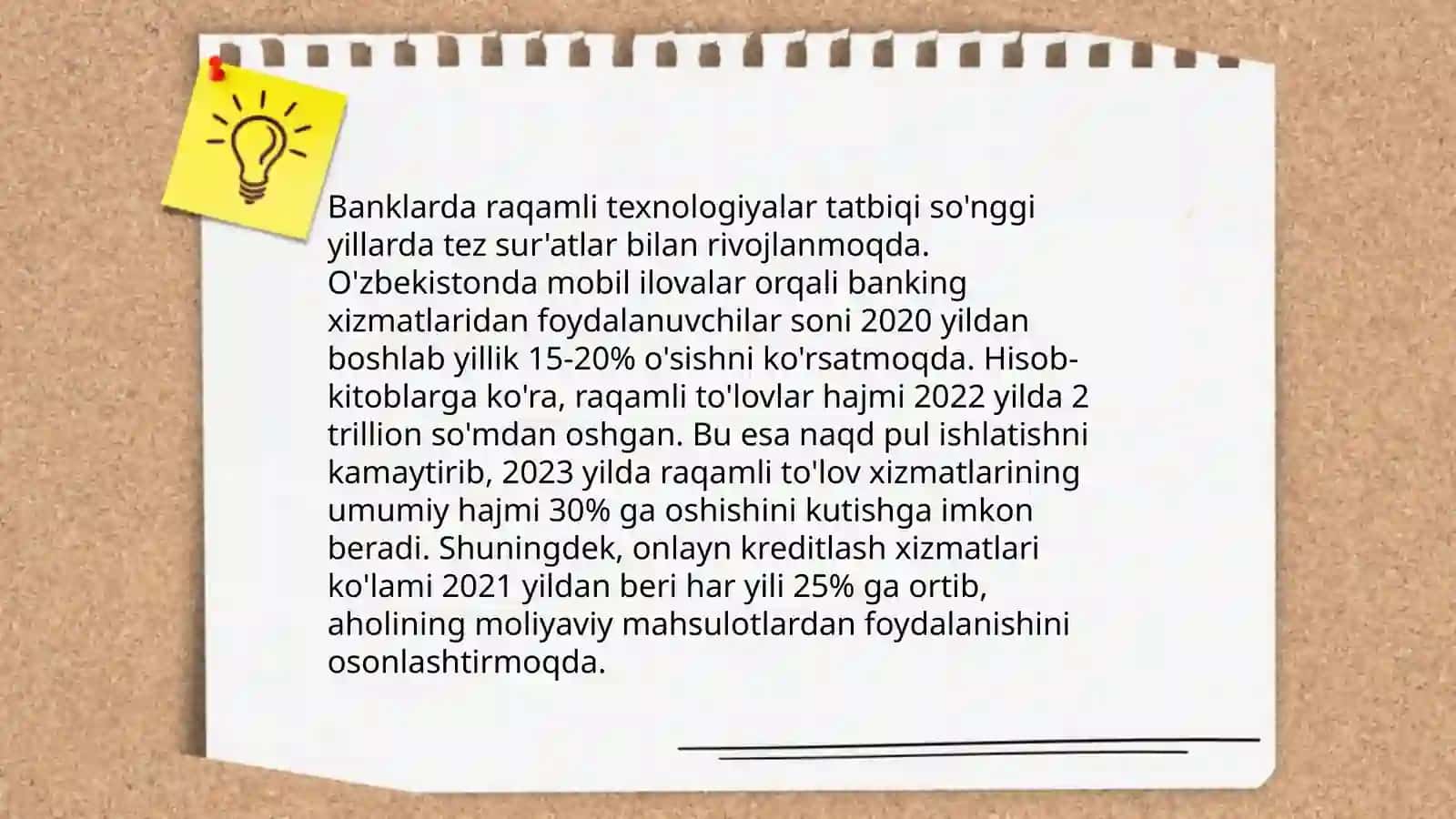 Moliyaviy texnologiyalar qo‘llanishiva samaradorligini baholash. Moliyaviy tashkilotlarda moliyaviy texnologiyalarni joriy etish 4